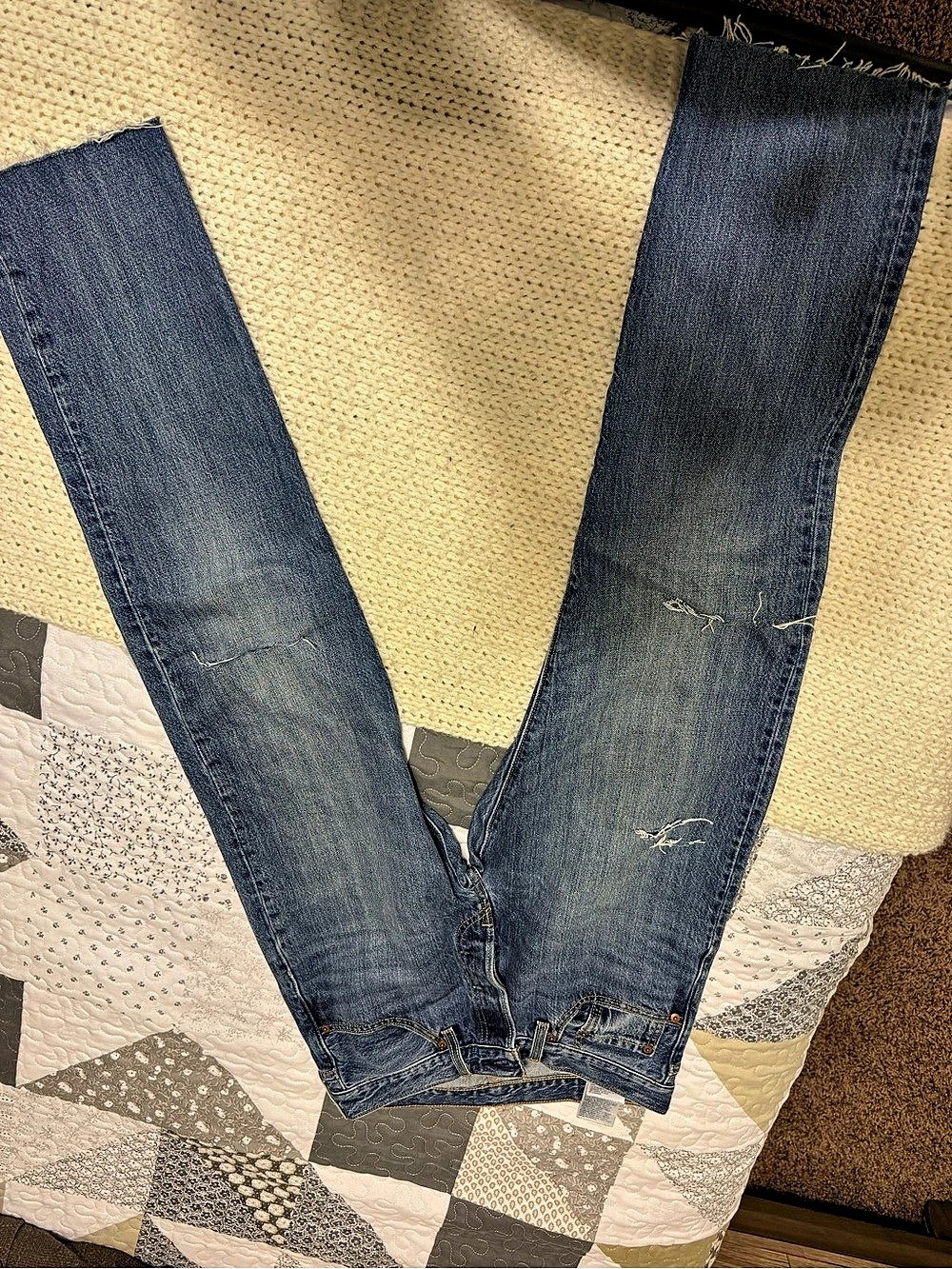 Levi's Skinny Jeans Blue Waist Medium